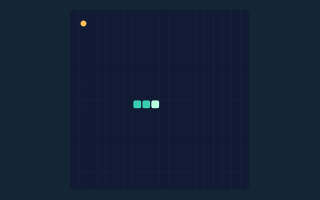 Snake playing interface