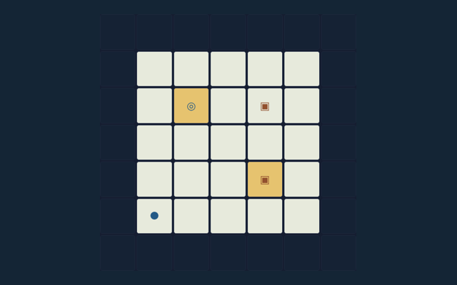 Sokoban playing interface
