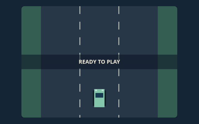 Top-Down Racing playing interface